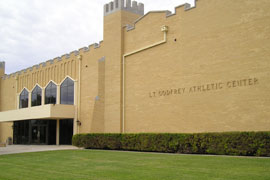 Front of Godfrey Athletic Center
